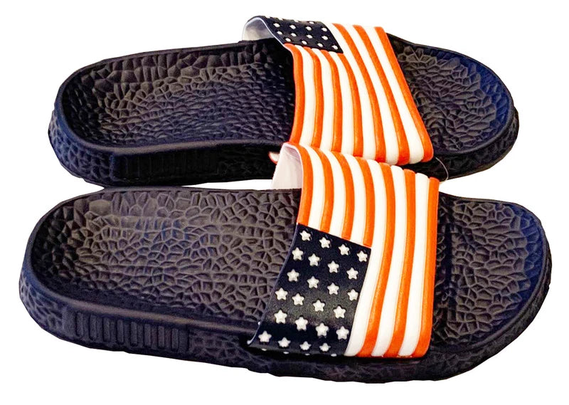 Mens Slip On Sport Sandals Slides Rubber Flip Flops Shower Slippers Pool Beach