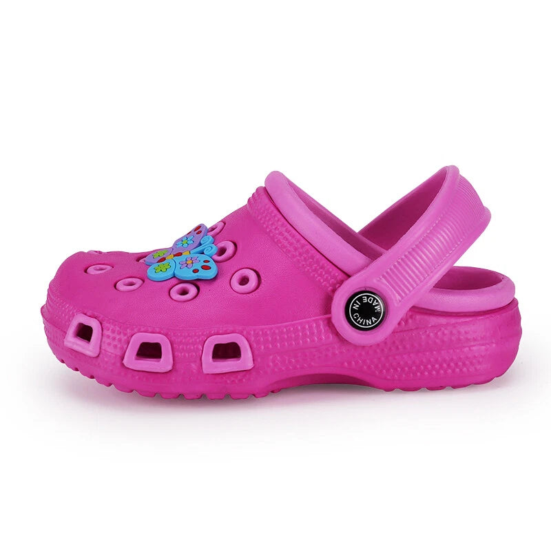 Garden Clogs Shoes Girls Boys Kids  Slip-On Casual Two-tone Slippers Sandals US