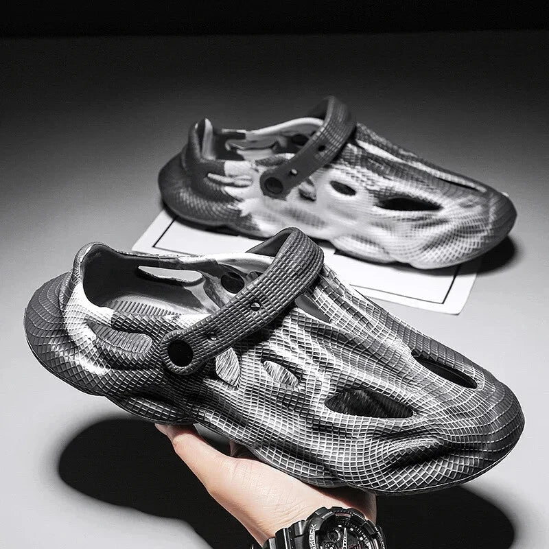 Men Slippers Camouflage Platform Outdoor Summer Clogs Shoe Women Beach.