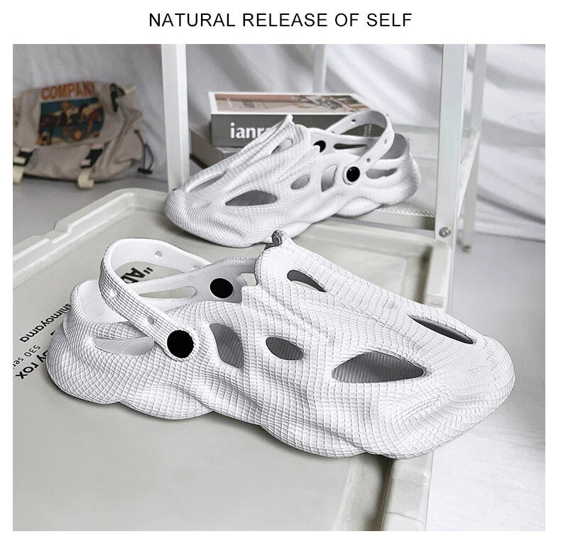 Men's Shoes Summer Beach Roman Sandals Casual Anti Slipper Runner hollow out new