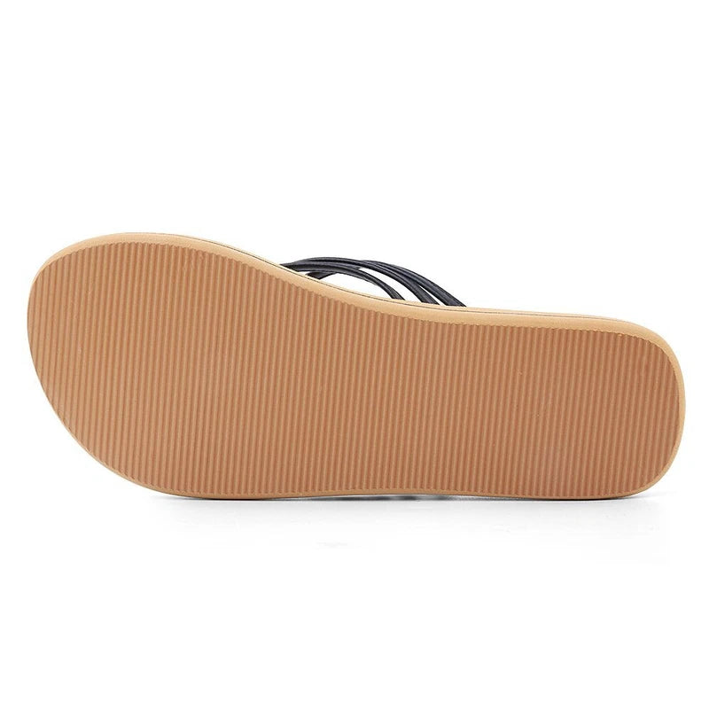 Women Summer Beach Sandals Outdoor Casual Flip Flops Non-Slip Shower Slippers