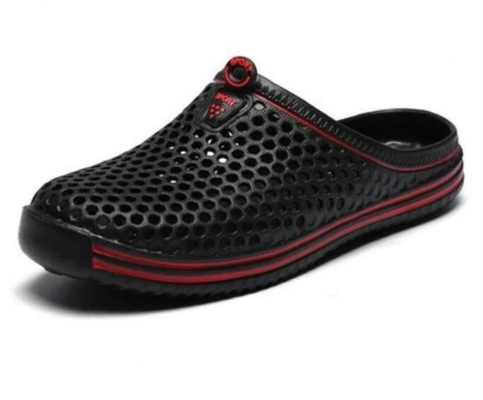 Men Women Slippers Breathable Hollow-out Beach Sandals Garden Hole Shoes Grand B