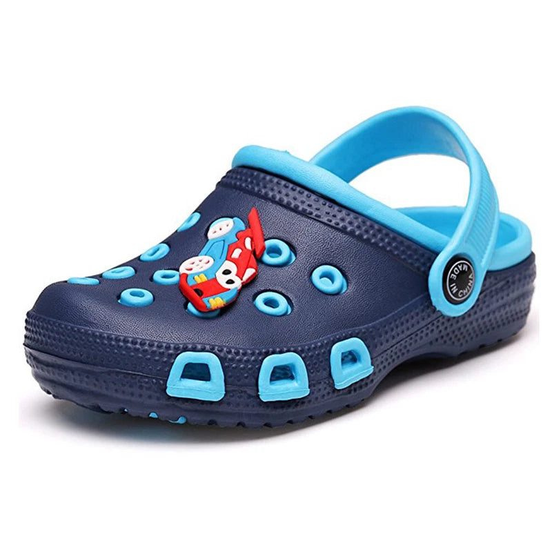 Garden Clogs Shoes Girls Boys Kids  Slip-On Casual Two-tone Slippers Sandals US