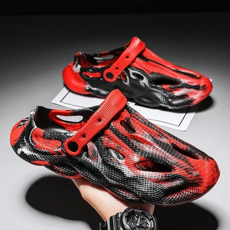 Men Slippers Camouflage Platform Outdoor Summer Clogs Shoe Women Beach.