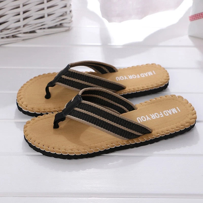 Latest Fashion Men's Summer Beach Sandals Flat Thongs Flip Flops Slippers