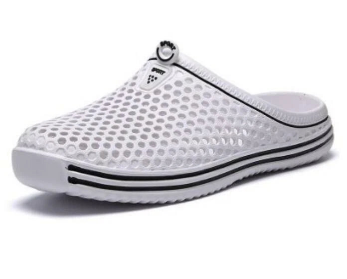 Men Women Slippers Breathable Hollow-out Beach Sandals Garden Hole Shoes Grand B