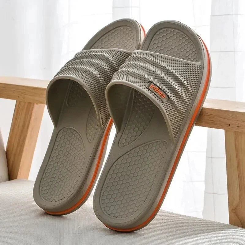 Men’s Soft Slippers Non-Slip Indoor Summer Home Slide Shoes Beach Garden Gift