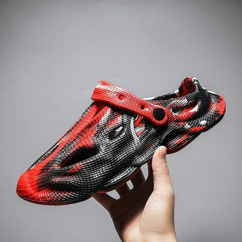 Men Slippers Camouflage Platform Outdoor Summer Clogs Shoe Women Beach.