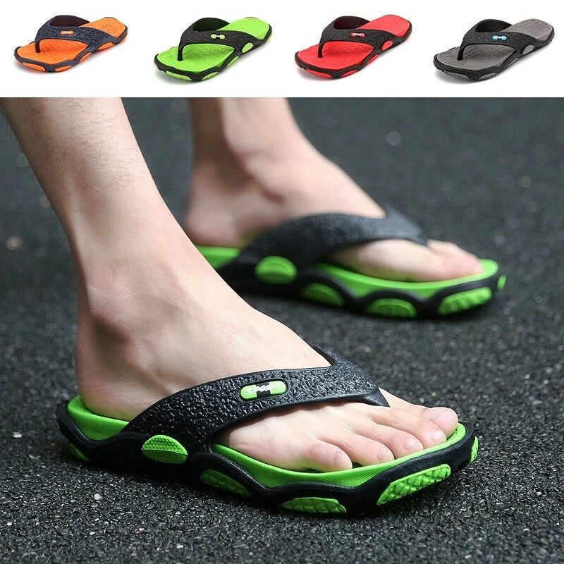 Mens Thong Flip Flops Slippers Summer Sandals Beach Shoes New Fashion