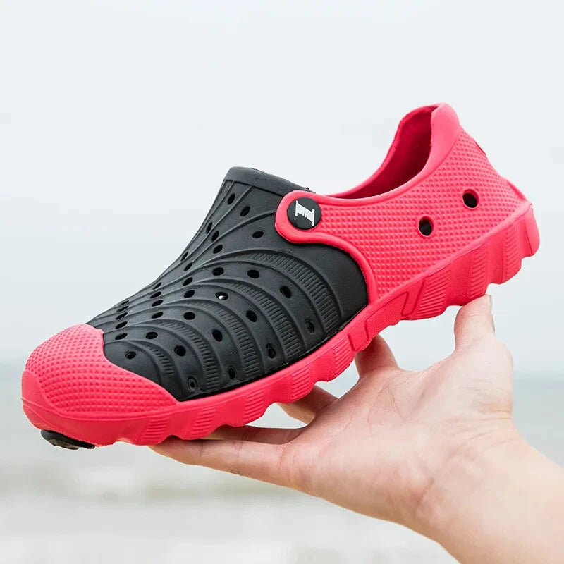 Light Men's Slippers 2025 Summer Beach Shoes for Men Outdoor Wading Platform