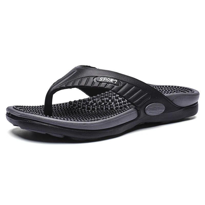 Mens Thong Flip Flops Farbic Comfort Beach Sandal Slippers Sandals US Size