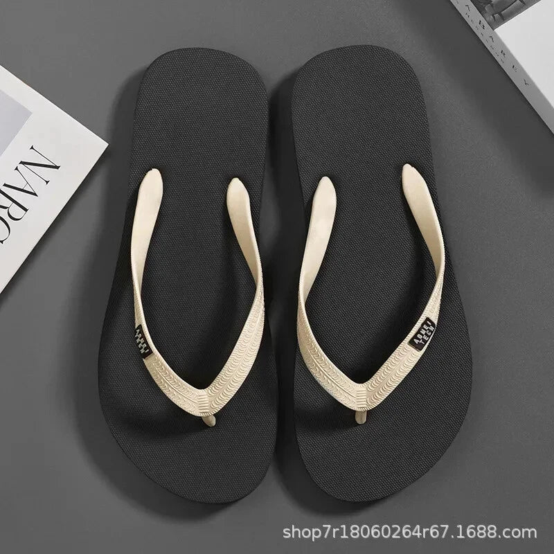 Men's Minimalist Flip Flops  Summer Fashion Outdoor Wear-resistant Beach Sandals