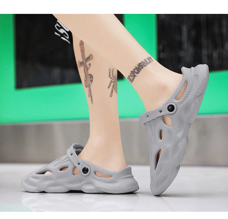 Men's Shoes Summer Beach Roman Sandals Casual Anti Slipper Runner hollow out new