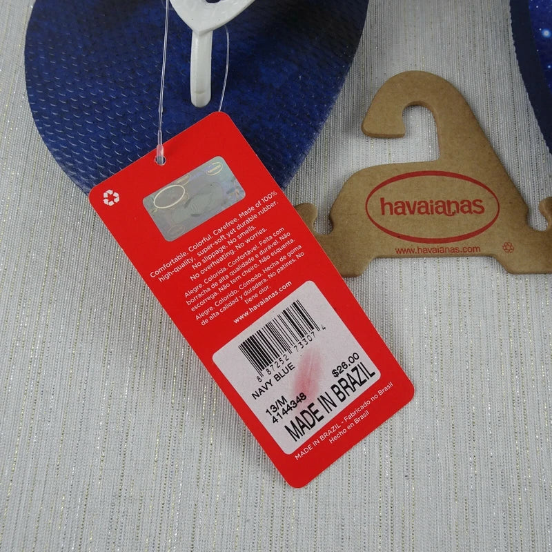 New HAVAIANAS Flip Flop Stranger Things Brazil Slip-On Thong Sandals Men's 13