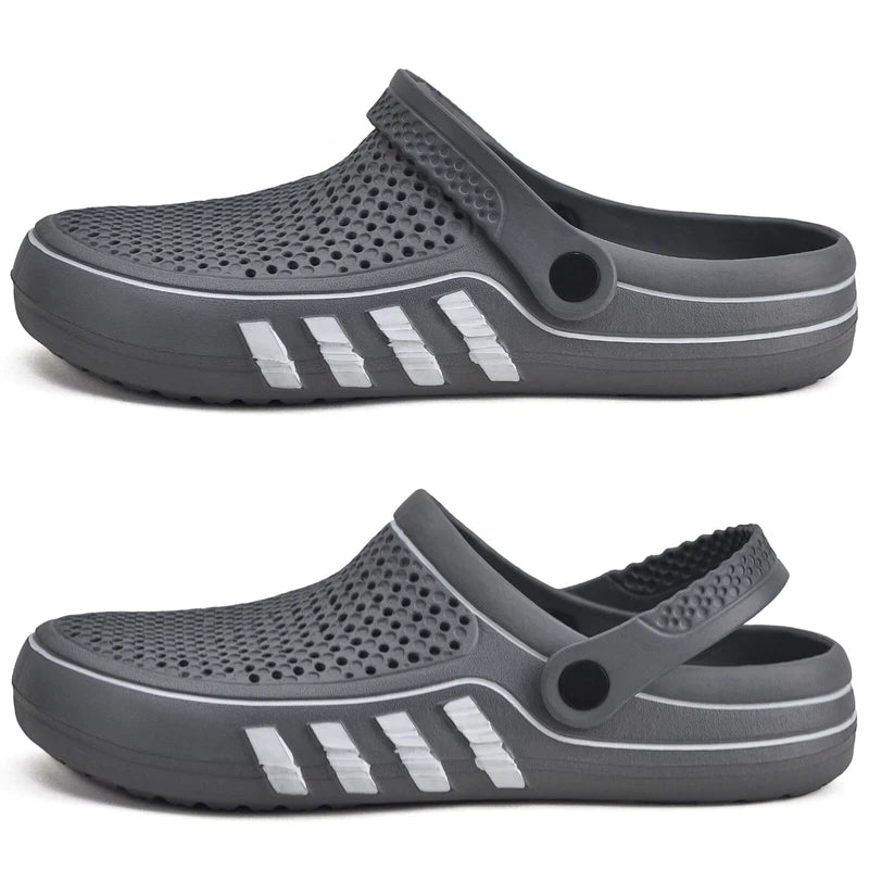 Men's Garden Shoes Water Clogs Boys Antislip Slide Sandals Shower Pool Slippers