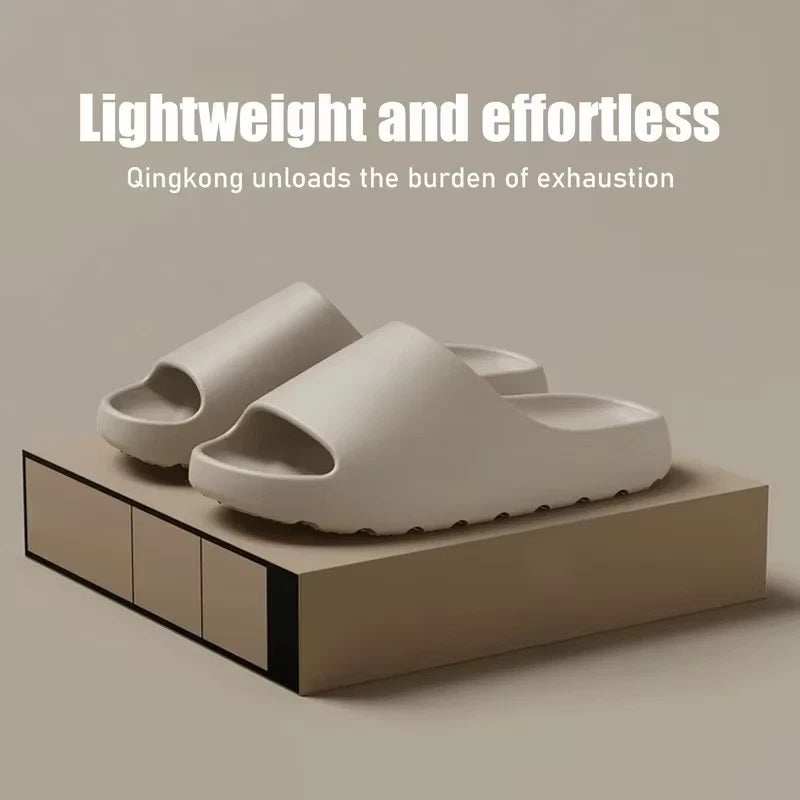 Coconut Slippers Cloud Thick-Soled Sandals Summer Fashion Soft Bottom Beach Men