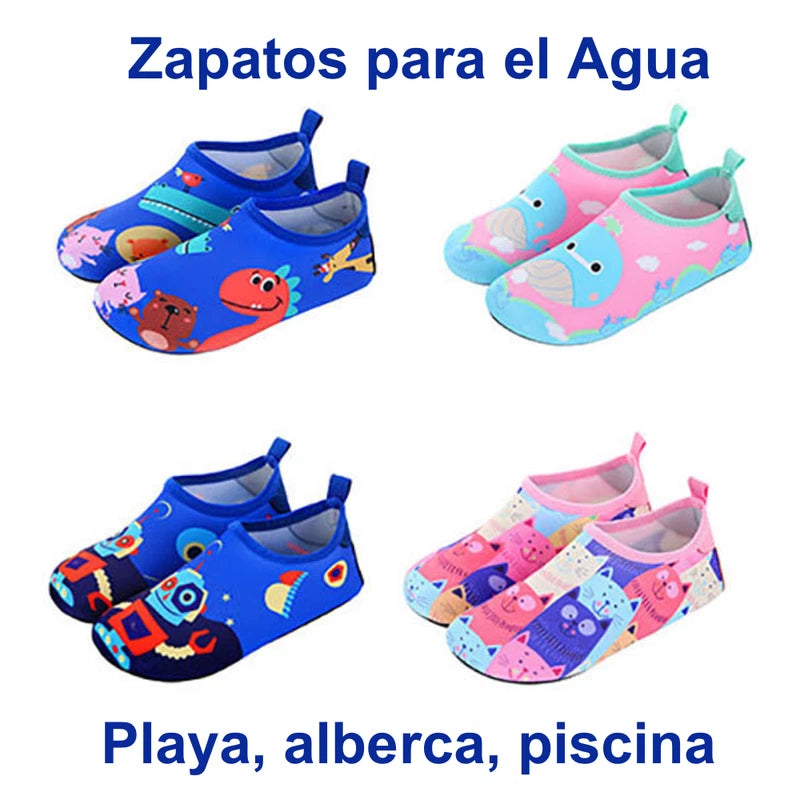 ZAPATOS AGUA NIÑOS secado rapido suela anti-derrape non-slip Sandalia Chancla
