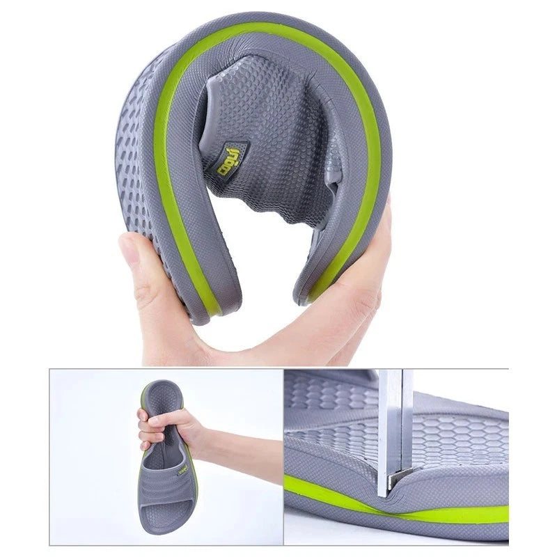 Men’s Soft Slippers Non-Slip Indoor Summer Home Slide Shoes Beach Garden Gift