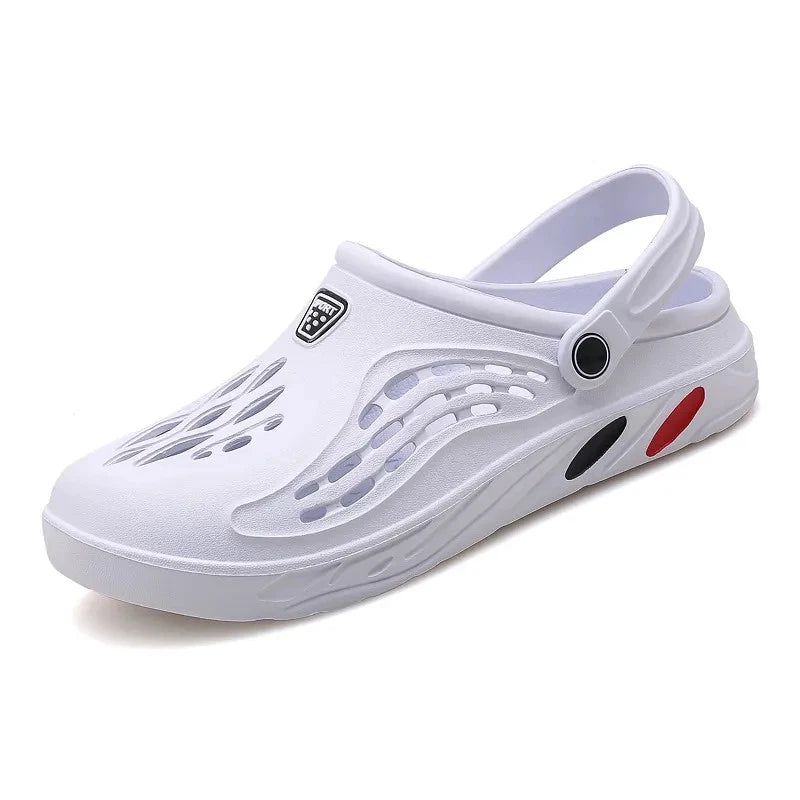 Men Sandals Summer Clogs EVA Garden Slippers Hole Shoes Beach Platform