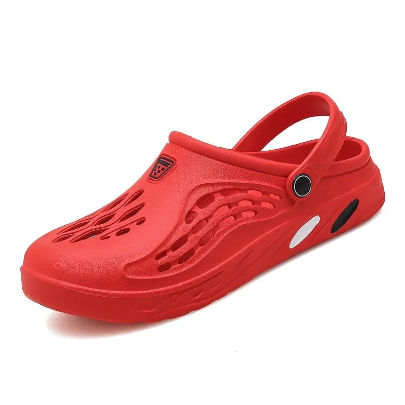 Men Sandals Summer Clogs EVA Garden Slippers Hole Shoes Beach Platform
