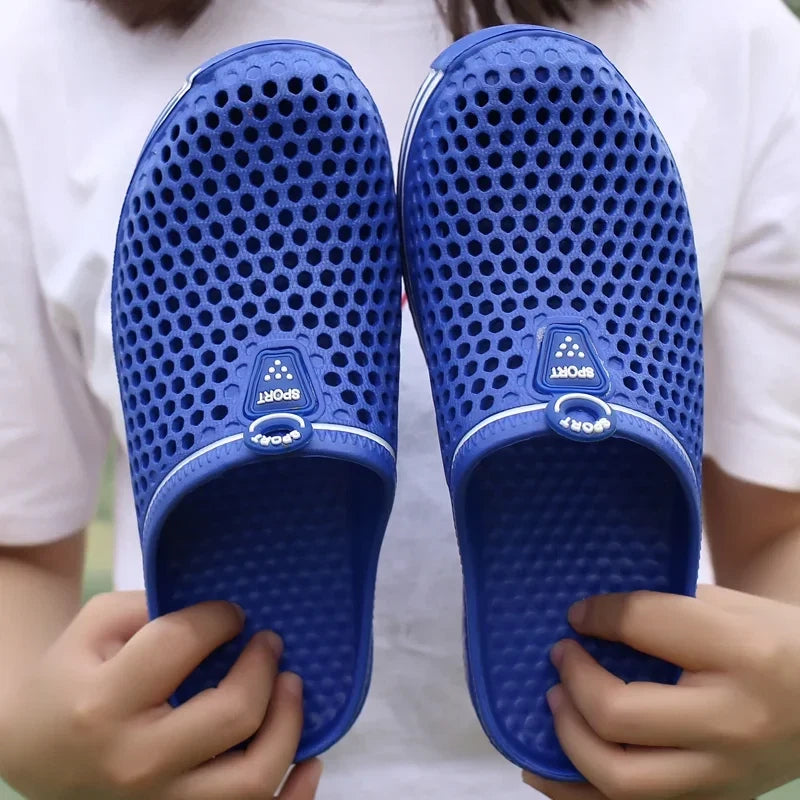 Mens Slip on Garden Mules Clogs Shoes Sports Sandals Beach Swim Slippers Shoes