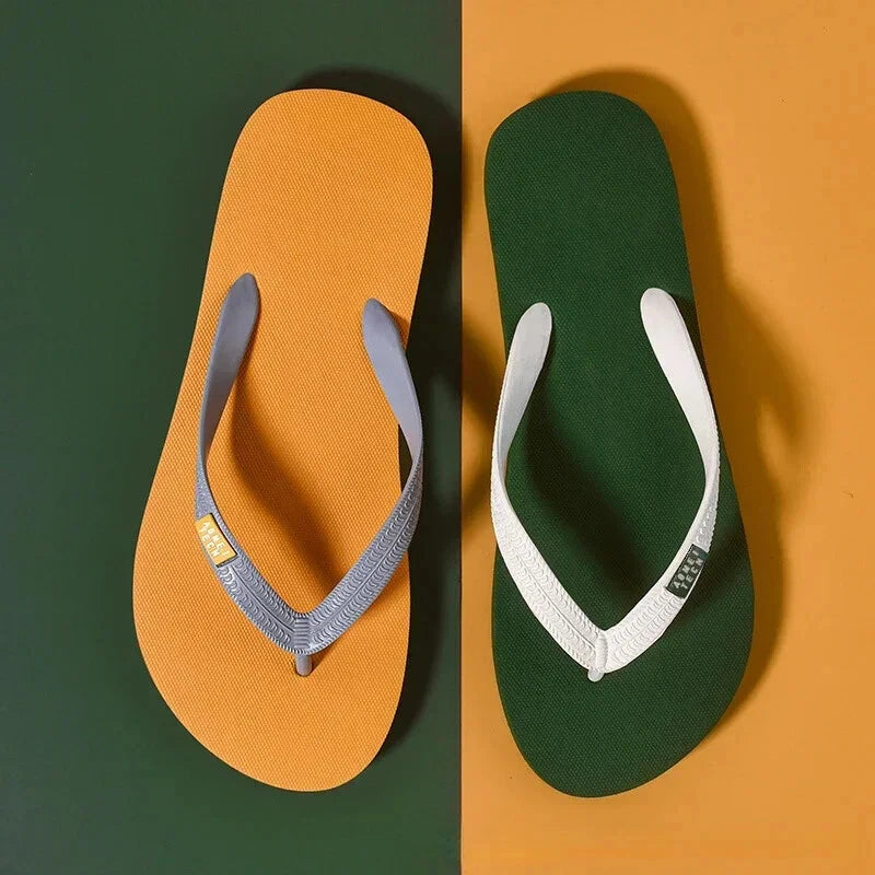 Men's Minimalist Flip Flops  Summer Fashion Outdoor Wear-resistant Beach Sandals