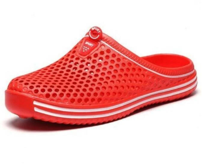 Men Women Slippers Breathable Hollow-out Beach Sandals Garden Hole Shoes Grand B