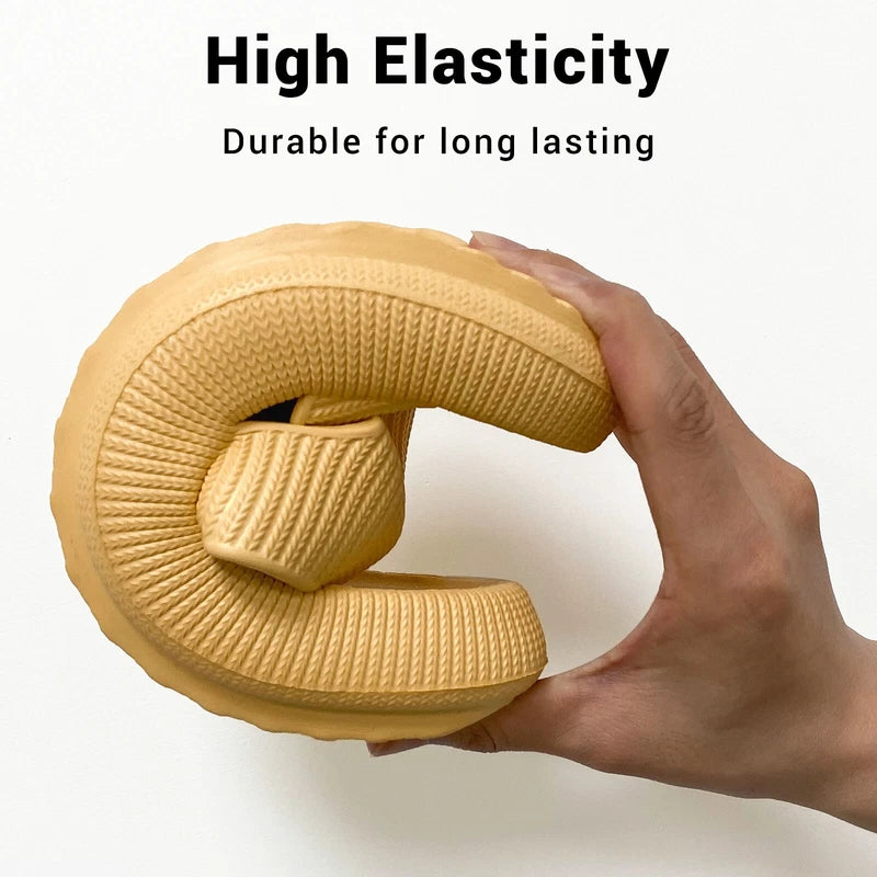 Women Men Cloud Slippers Comfort Pillow Slide Sandals Bathroom Beach Home Shoes