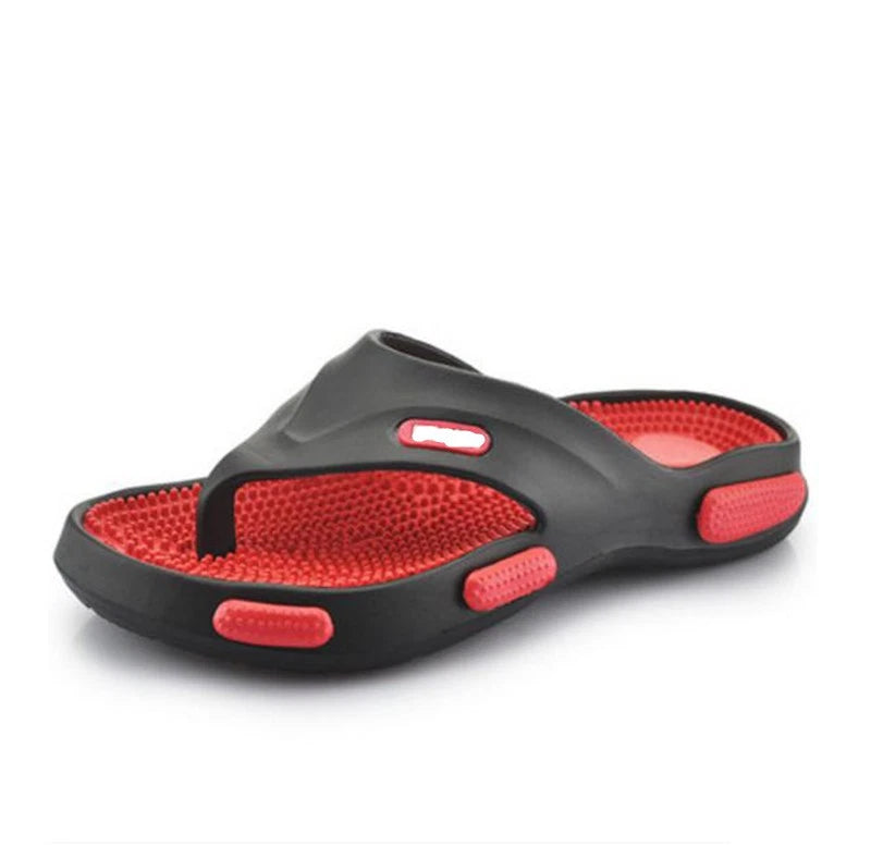Men's Casual Wear Flat Beach Shoes Massage Sandals Sandals Slippers Flip Flops
