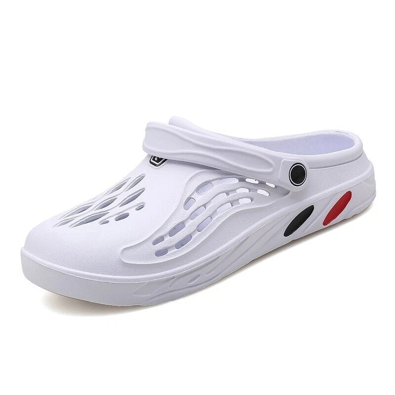 Men Garden Shoes Slip-on Outdoor Beach Slippers Sandals Lightweight Breathable