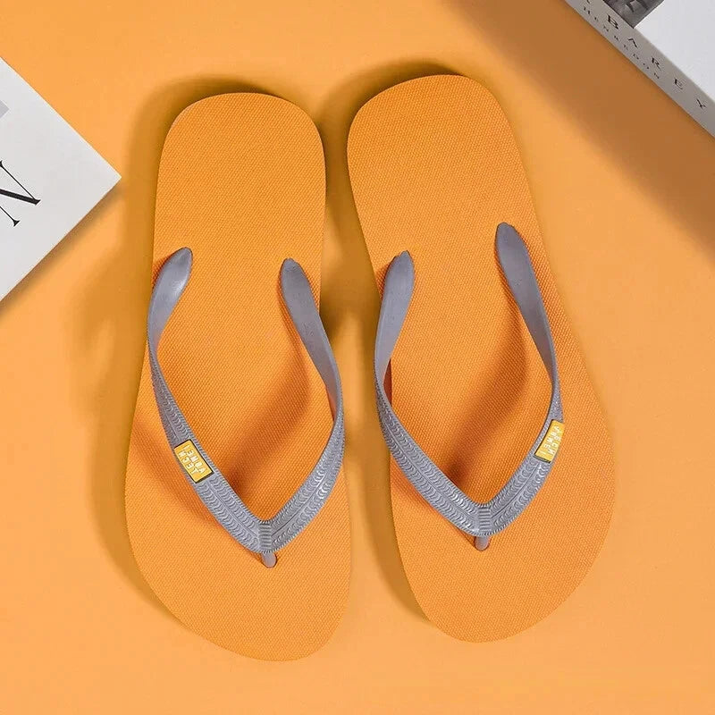 Men's Minimalist Flip Flops  Summer Fashion Outdoor Wear-resistant Beach Sandals