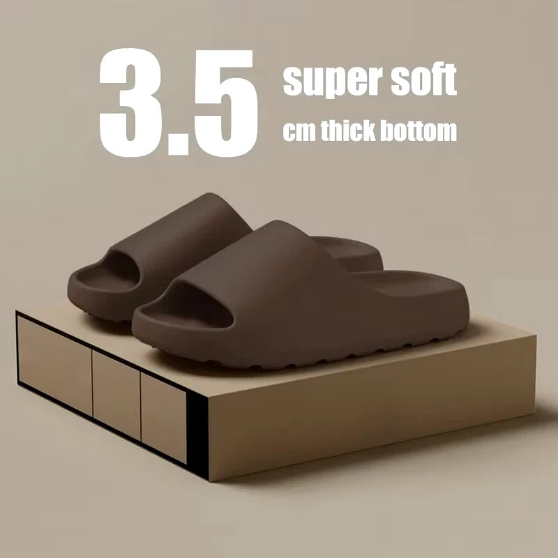 Coconut Slippers Cloud Thick-Soled Sandals Summer Fashion Soft Bottom Beach Men