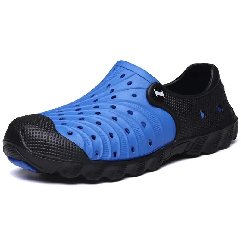 Summer Sports Men's Hollow Sandals Casual Beach Shoes Comfortable Breathable