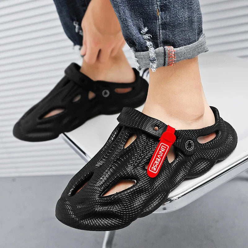 Summer Men Slippers Comfortable Platform Outdoor Sandals 2023 Beach Slippers Fli