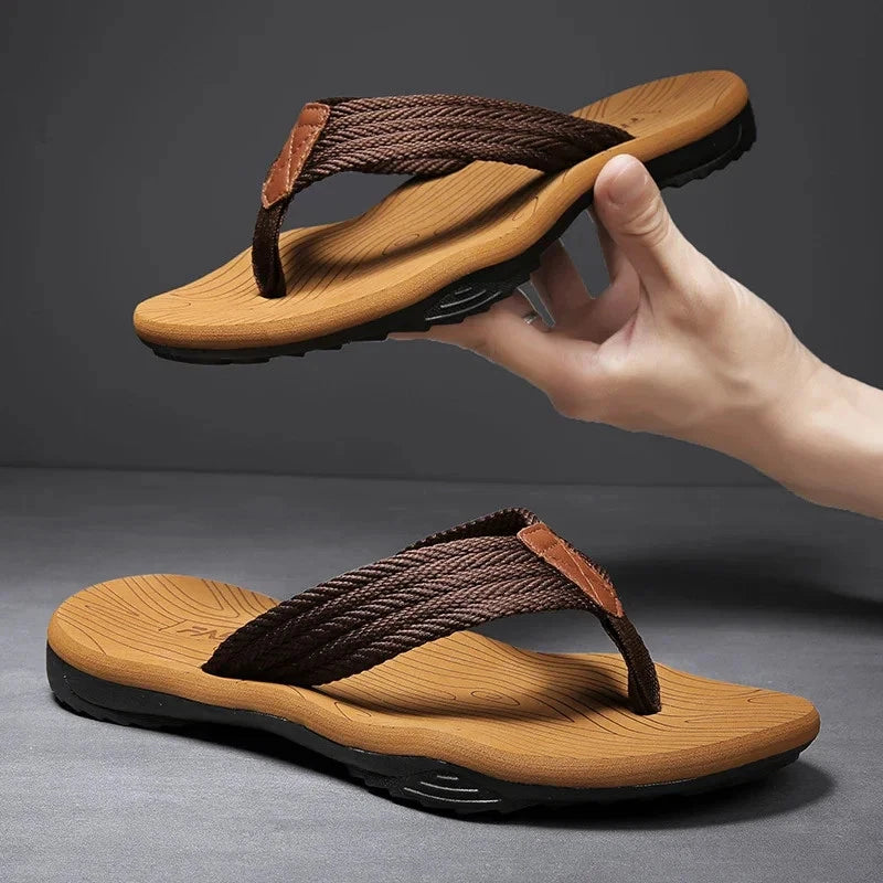 Men Slippers Summer Flip Flops Brand Fashion Outdoor Comfortable Casual