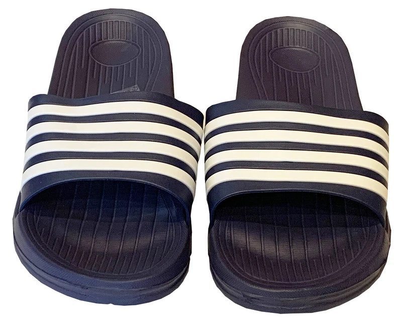 Mens Slip On Sport Sandals Slides Rubber Flip Flops Shower Slippers Pool Beach