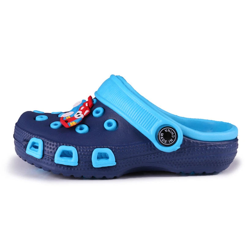 Garden Clogs Shoes Girls Boys Kids  Slip-On Casual Two-tone Slippers Sandals US