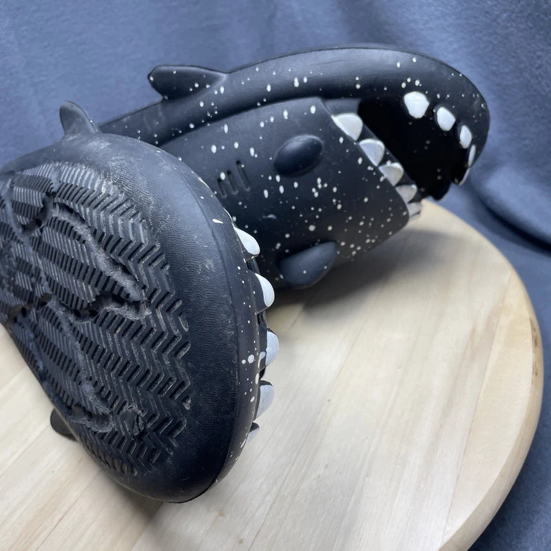 Shark Orca Slide Summer Beach Sandal Slipper Fun Silly Party Adult 40-41 M7 W9.5