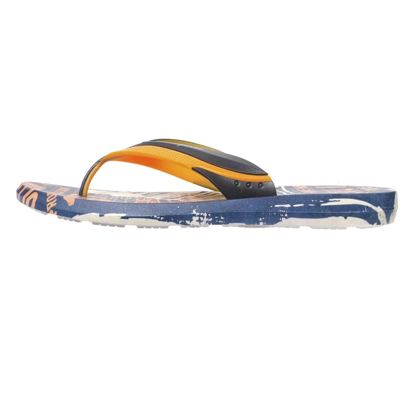 Ish Original Long Beach Los Angeles Men Blue Flip-Flop Sandal Slipper Size 7-11