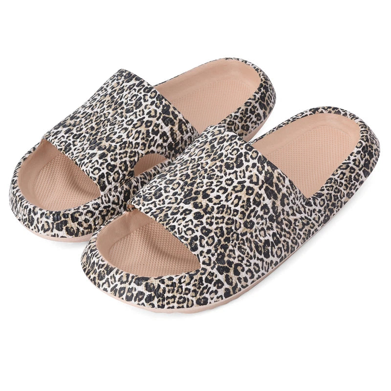 Women Men Cloud Slippers Comfort Pillow Slide Sandals Bathroom Beach Home Shoes