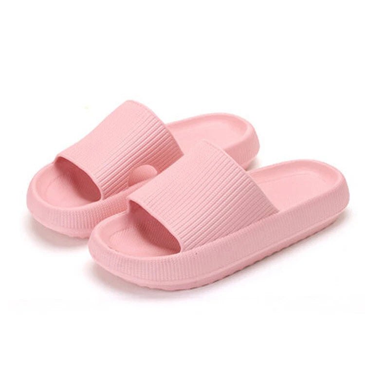 ON SALE!! Anti-Slip Cozy Pillow Slides Sandals Slippers Height Boosting Outdoor