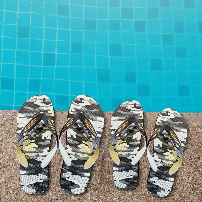 LEDSone Flip Flops Men's Ladies Women's Rubber Beach Pool Pair of Sandals Summer