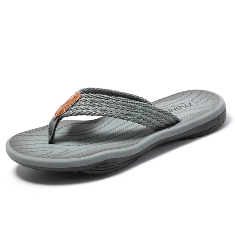 Men Beach Flip-Flops Slip on Summer Sandals Arch Support Casual Sports