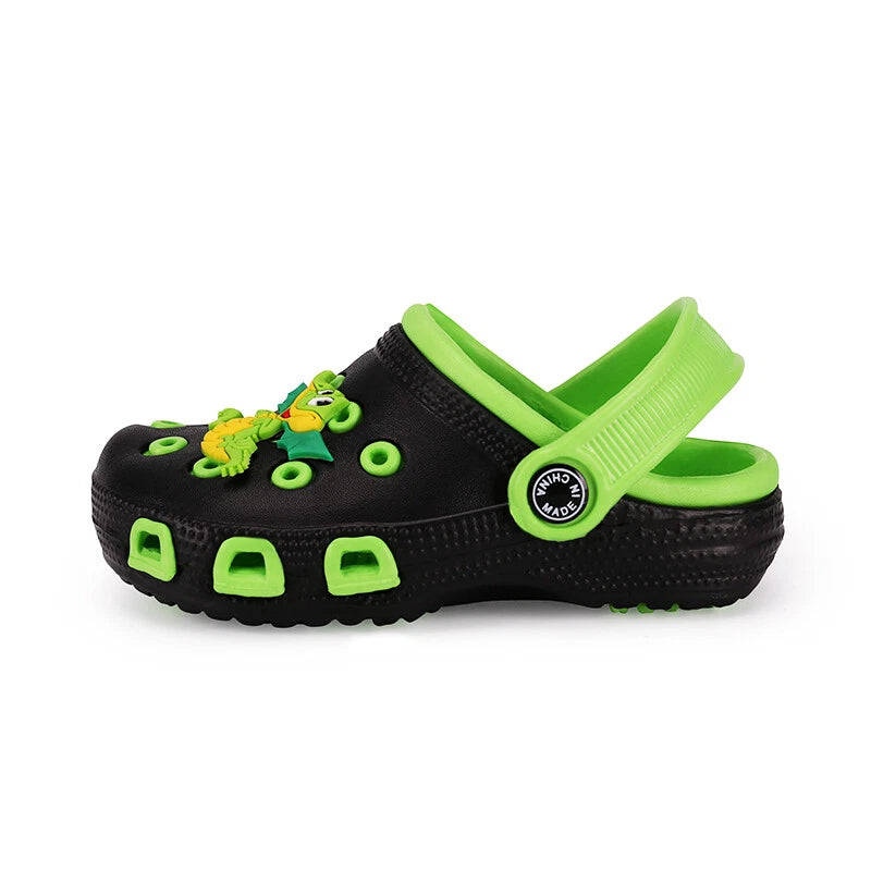 Garden Clogs Shoes Girls Boys Kids  Slip-On Casual Two-tone Slippers Sandals US