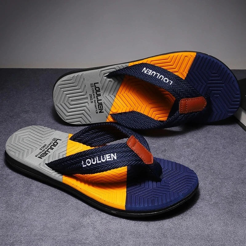 Men Flip Flops Summer Beach Slippers Breathable Casual Outdoor Footwear Shoes