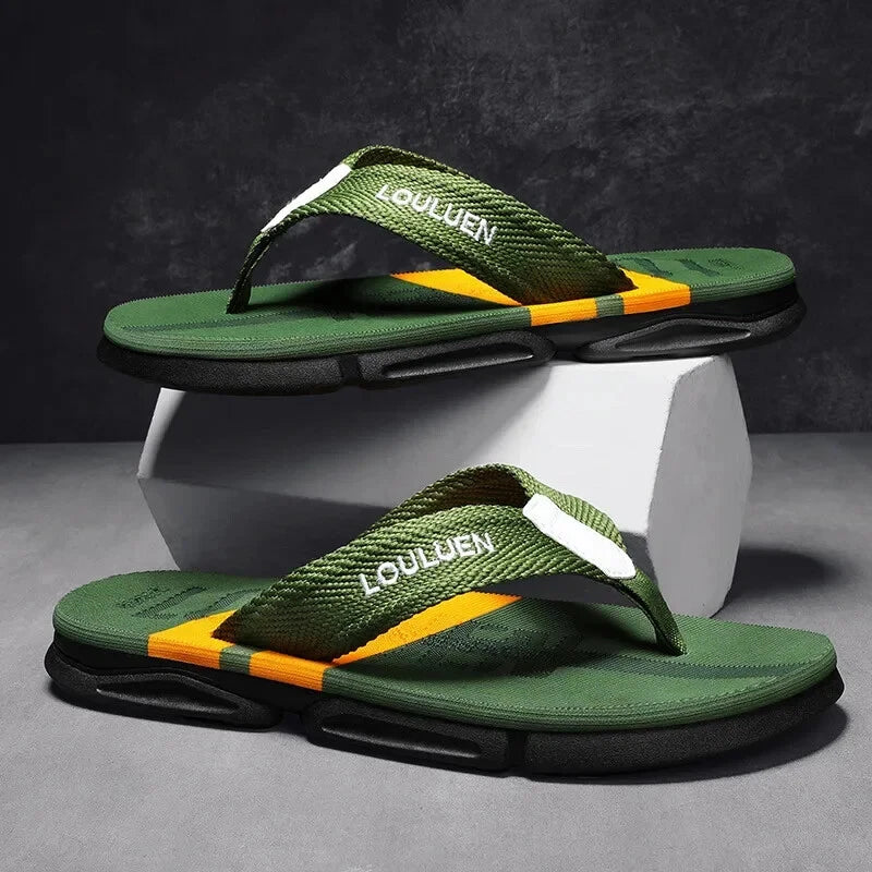 Summer Flip Flops Men Outdoor Casual Beach Shoes Slippers Men's Anti-skid