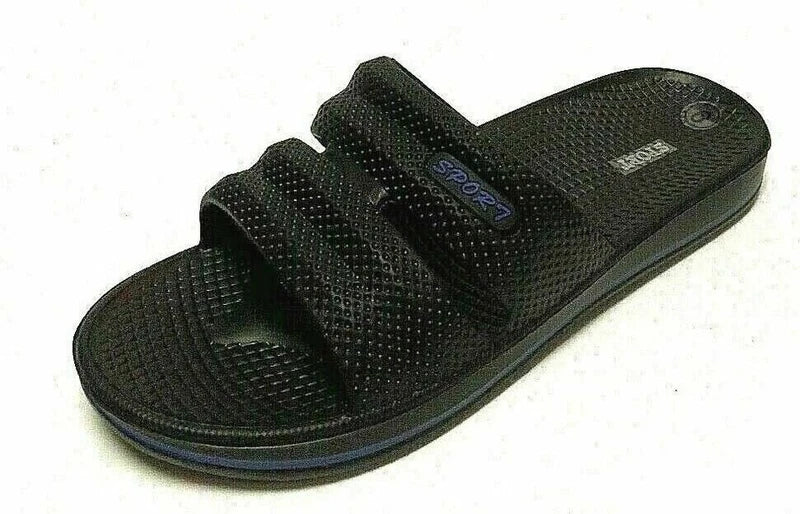 Men's Sport House Slipper Beach Thong Very Strong Soft Footbed 3 Color Choice