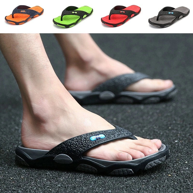 Mens Thong Flip Flops Slippers Summer Sandals Beach Shoes New Fashion