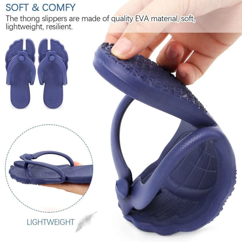 Portable Folding Flip Flops Sandals Slippers Non-Slip Travel Beach Assemblable