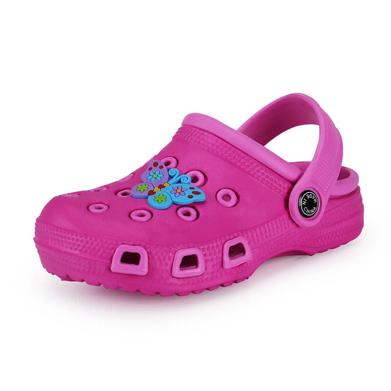 Garden Clogs Shoes Girls Boys Kids  Slip-On Casual Two-tone Slippers Sandals US